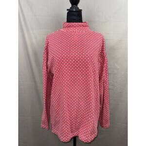 Women's Eddie Bauer 1990's Vintage Long Sleeved Mock Turtleneck, Size M